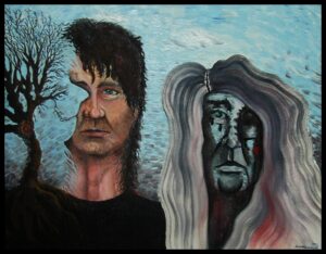 "Indian in Me" - Oil on canvas 18" x 24"