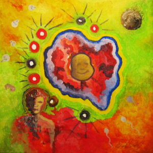 "The Experiment" - Oil on canvas 12" x 12"