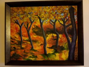 "Fall at Roxburough State Park" - Oil on canvas 18" x 24"