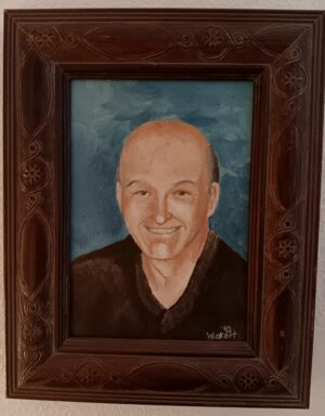 "Ray Gentili" - Oil on board 4" x 6"