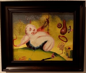 "He's Sick" - Oil on board 8" x 10"